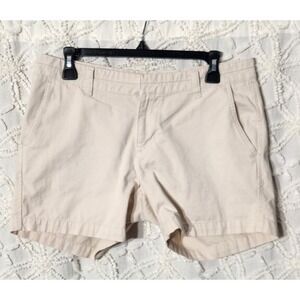 Properly Tied Womens Chino Shorts Size 6‎ Khaki Preppy Family Pictures Neutral